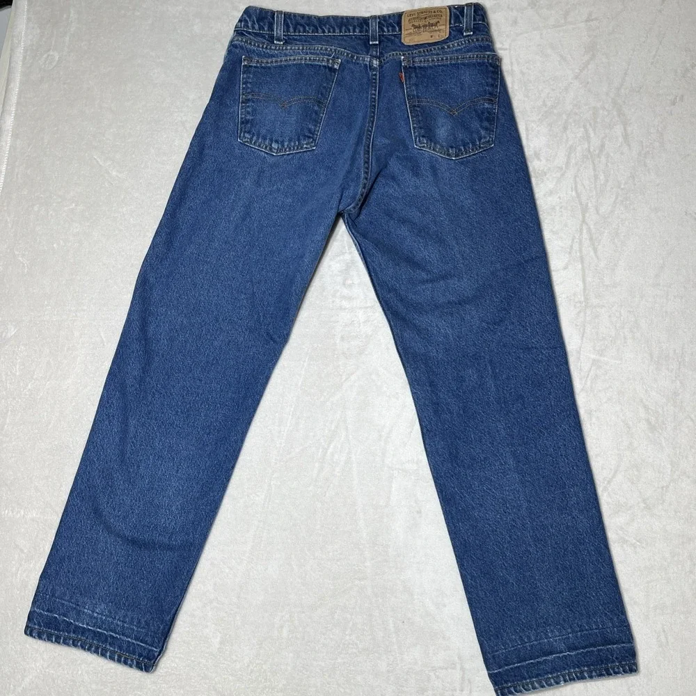 Levis 505 Jeans Mens 36x30 (35x29) VTG Regular Fit Straight Orange Tab 90s USA